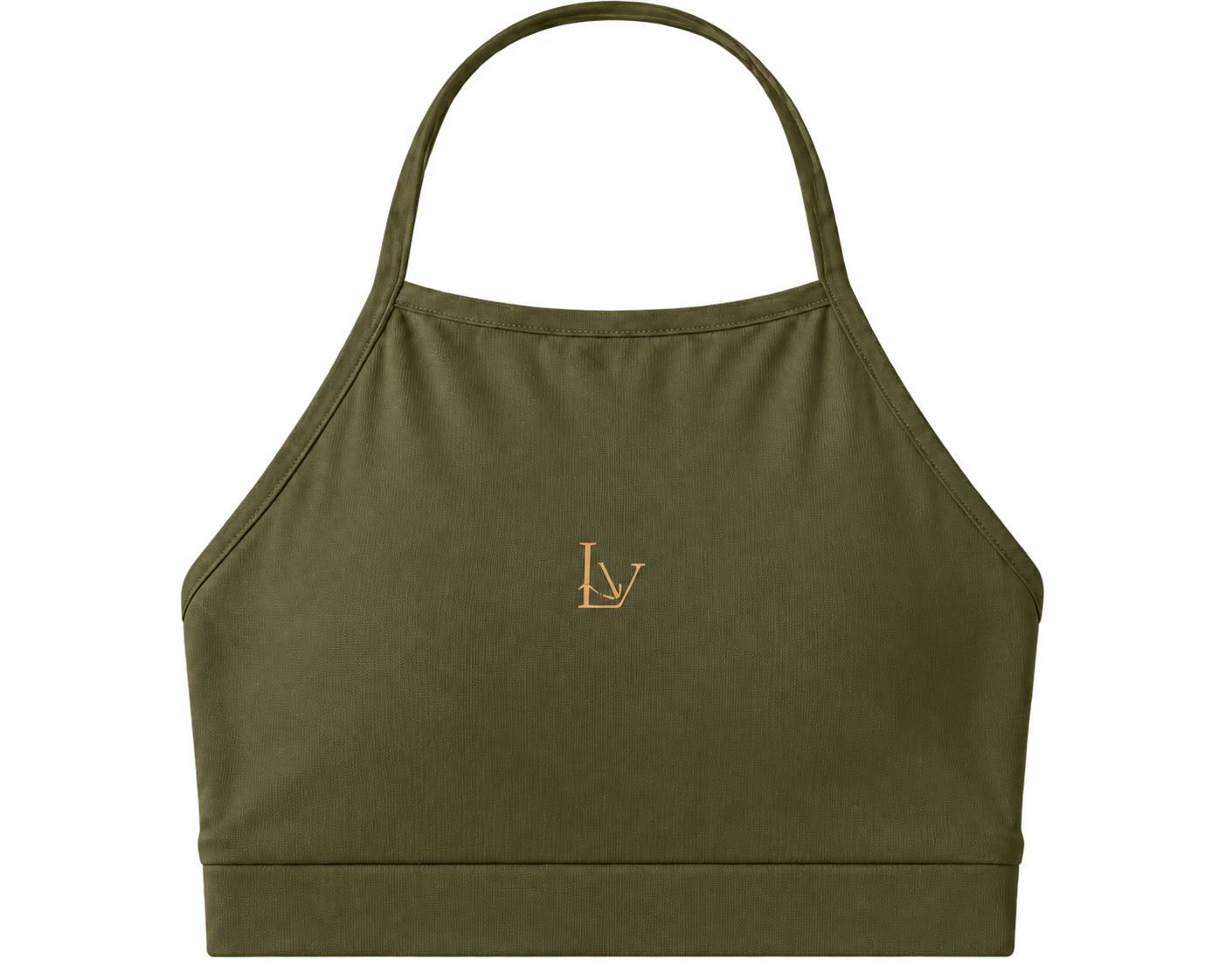 Top Halterneck na cor Verde Elite